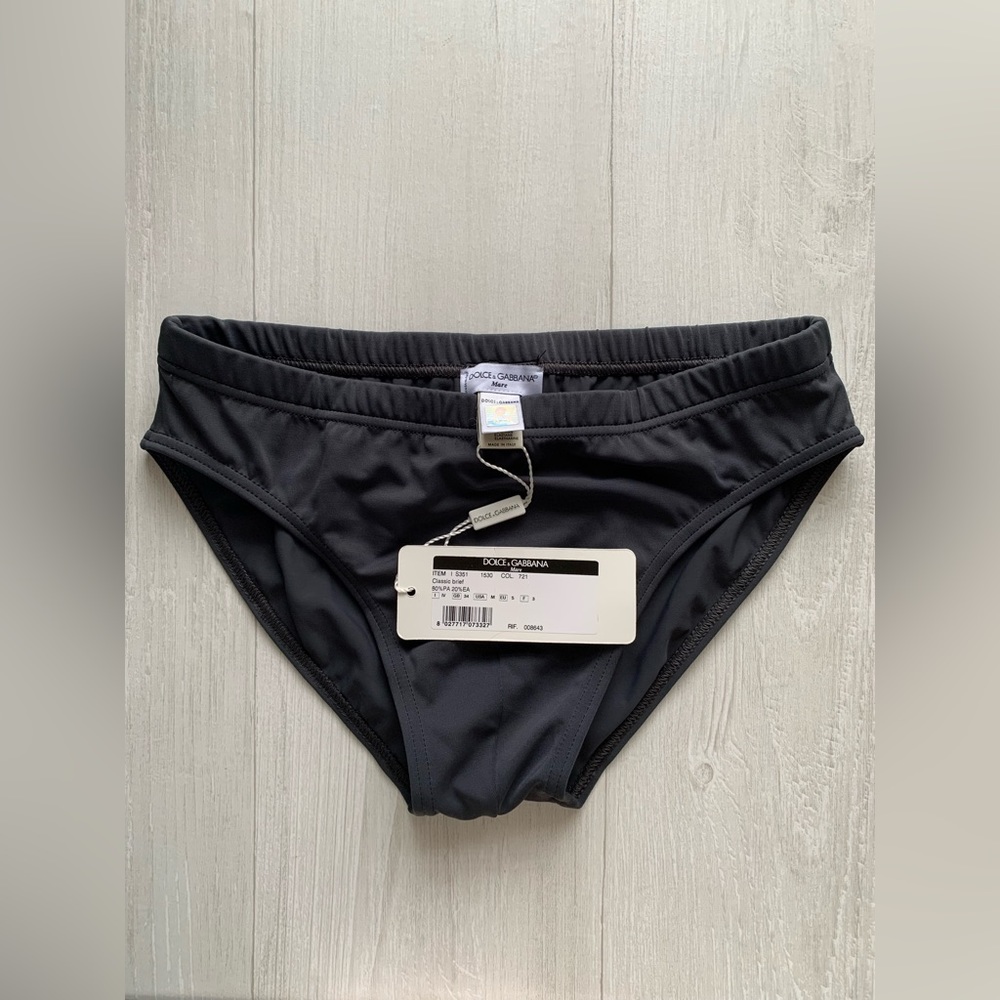 Dolce Gabbana Mens Swim Bikini Brief Bottom
Swimsuit Beachwear Sz M IT 4